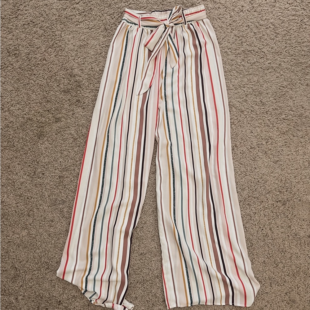flowy, high waisted pants